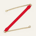 Gemini Strap | Dalmatian Pillarbox Red with Gold hardware
