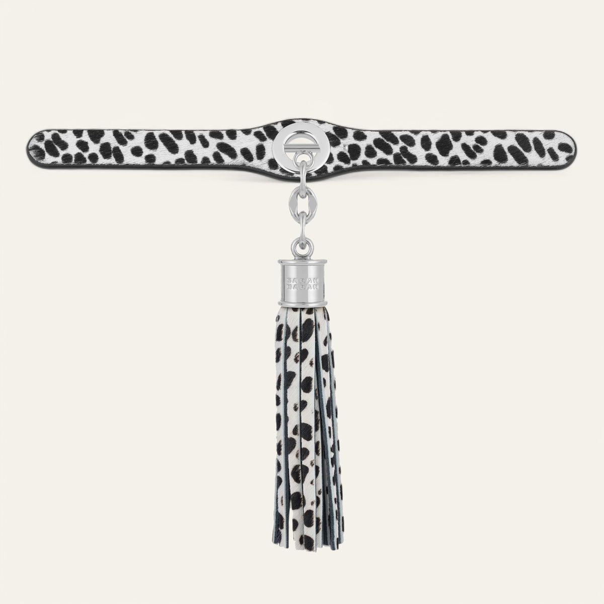Dalmatian Sarah Haran Restyle Duo with Silver hardware Front U45 S