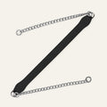 Gemini Strap | Dalmatian Black with Silver hardware