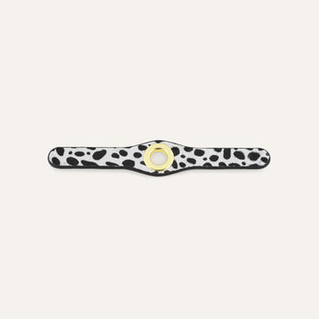 Dalmatian Sarah Haran Deco Mini with Gold hardware front