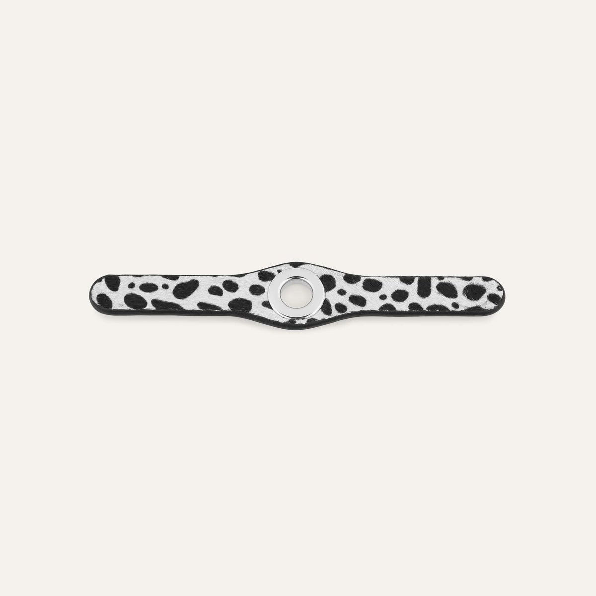 Dalmatian Sarah Haran Deco Mini with Silver hardware front