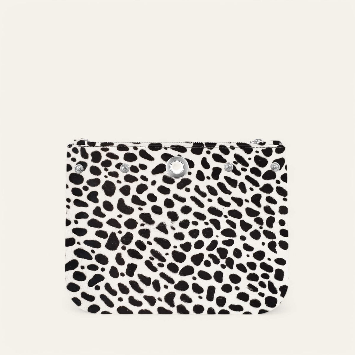 Dalmatian Spot Sarah Haran Ivy with Silver hardware back