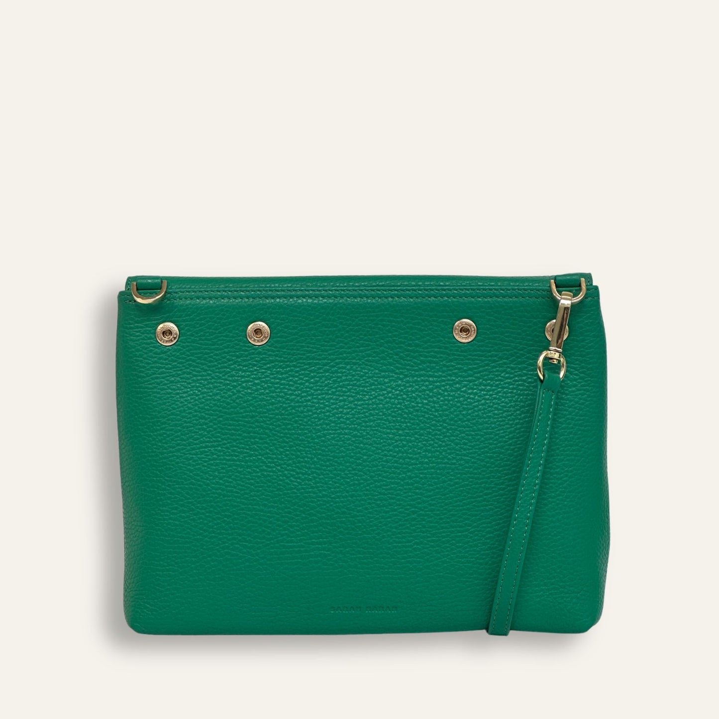 Preloved Jasmine Crossbody |Emerald with Gold hardware