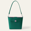 Mini S Handbag | Evergreen with Silver hardware