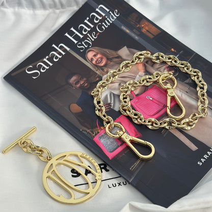 Mini S | Navy with Silver hardware