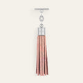 Capsule Tassel | Garden of Roses with Silver hardware