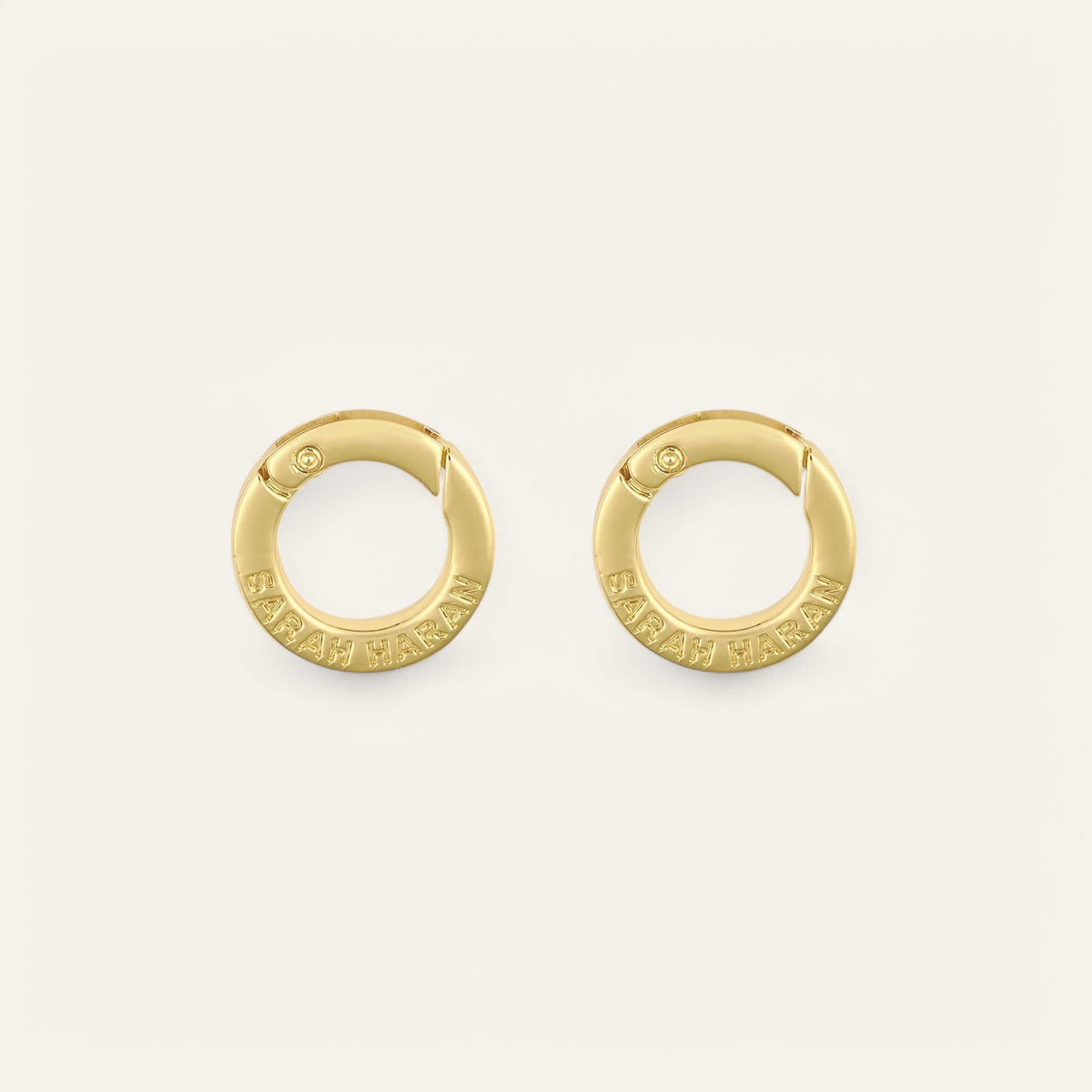 Mini Gold (Pair) Sarah Haran Magic O Ring