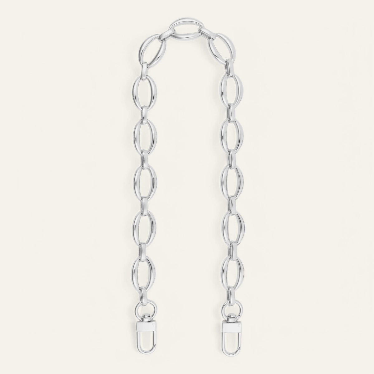 Gold Sarah Haran Circle Link Chain Strap front