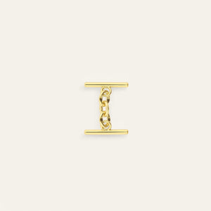 Gold Sarah Haran Double T Bar Toggle