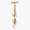 Venus Tassel | Pearl with Gold hardware