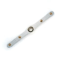 Deco Connector | Grey with Gold hardware (Stud)