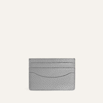 Grey Sarah Haran Unisex Leather Card Folio Front
