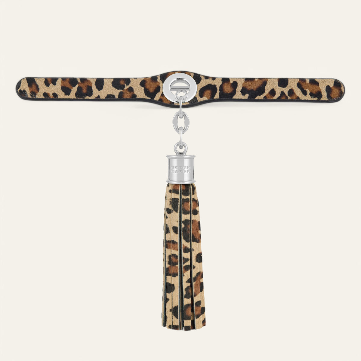 Leopard Sarah Haran Style Duo with Silver hardware Front U45 S