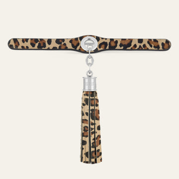 Leopard Sarah Haran Style Duo with Silver hardware Front U45 S