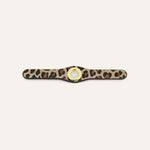 Leopard Sarah Haran Deco Mini with Gold hardware front