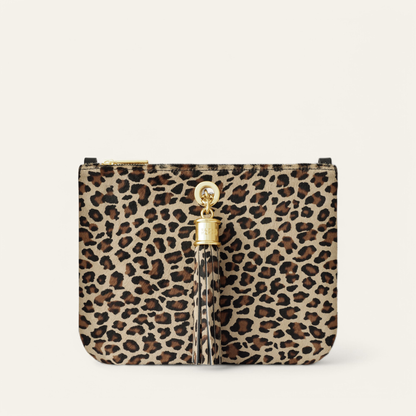 Ivy | Leopard with Gold hardware