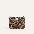 Lily | Leopard with Silver hardware