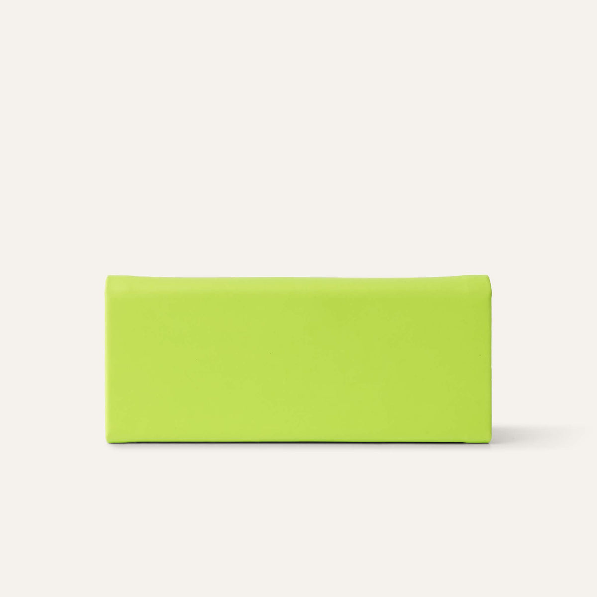 Lime Green Sarah Haran Foldable Glasses Case back