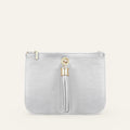 Ivy | Soft Metallic Silver with Silver hardware