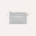 Jade Purse | Soft Metallic Silver with Silver hardware