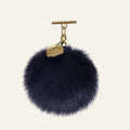 Pompom Tassel | Midnight with Gold hardware