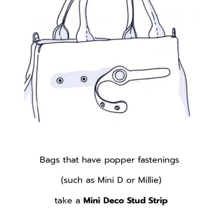 Deco Strip - Mini - Pop of Colour - Stud-Restyle Accessories-Sarah Haran Accessories