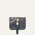 Lily | Multi Colour Shagreen with Gold hardware