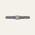 Deco Logo Mini | Multi Colour Shagreen with Silver hardware