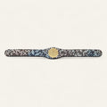 Deco Logo | Multi Colour Shagreen with Gold hardware