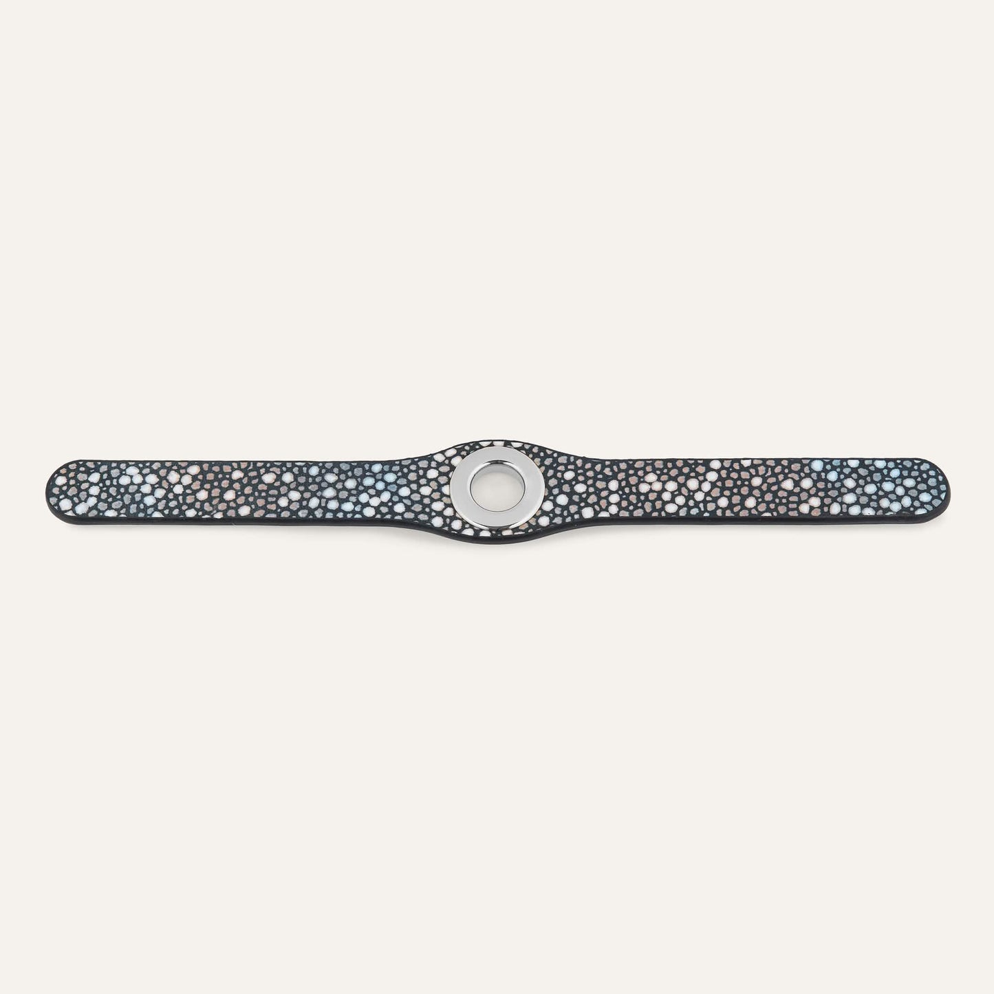 Deco Classic | Multi Shagreen with Silver hardware