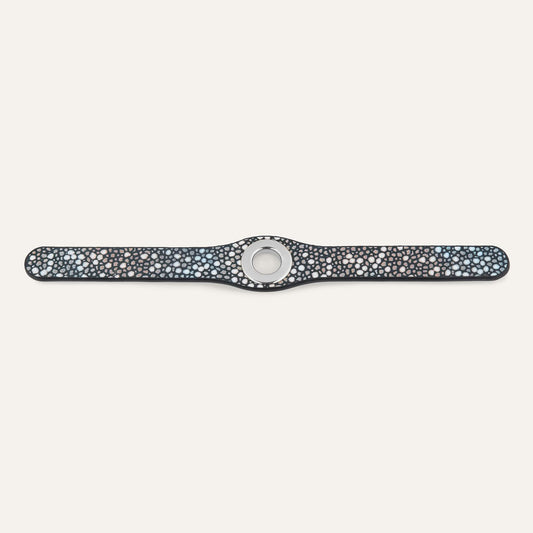 Deco Classic | Multi Shagreen with Silver hardware