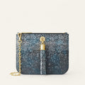 Ivy | Multi Colour Shagreen with Gold hardware
