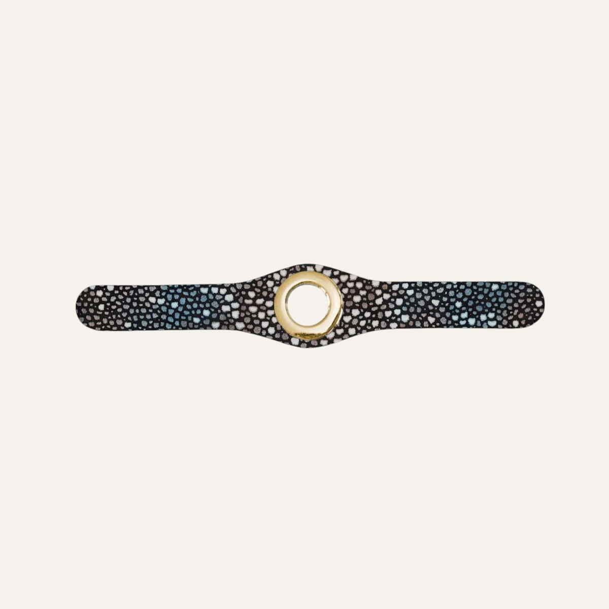 Multi Shagreen Sarah Haran Mini Deco Gold Front