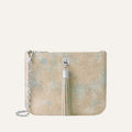 Ivy | Natural Shagreen with Silver hardware