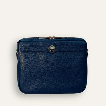 Preloved Mia Crossbody | Navy with Gold hardware