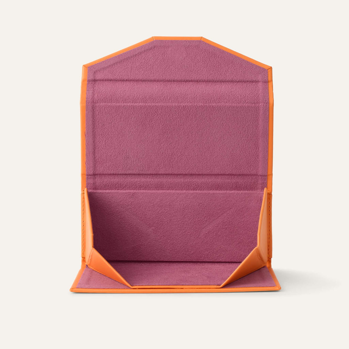 Neon Orange Sarah Haran Foldable Glasses Case