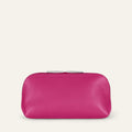 Carnation Cosmetic Bag | Orchid with Silver hardware (Small)