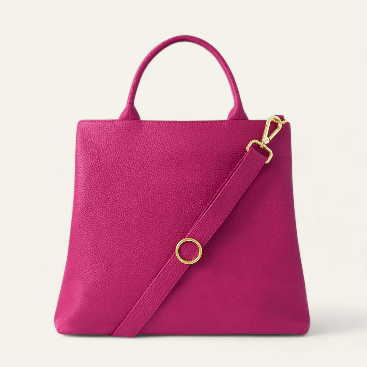 Orchid Sarah Haran Dahlia Tote with Gold hardware back