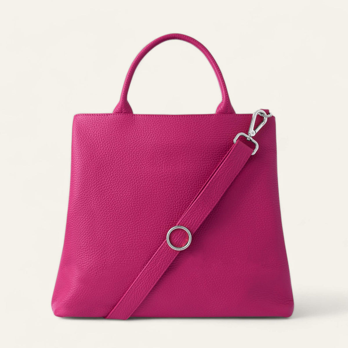 Orchid Sarah Haran Dahlia Tote with Silver hardware back