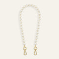 Aurora Strap | Pearl with Gold hardware