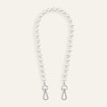 Aurora Strap | Pearl with Silver hardware