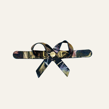 Petite Bow Mini | Japanese Gardens with Gold hardware