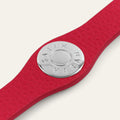 Deco Logo | Pillarbox Red with Silver hardware