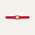 Deco Mini | Pillarbox Red with Gold hardware
