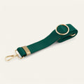 River Strap | Green with Gold hardware