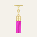 Capsule Tassel Mini | Pink Kiss with Gold hardware