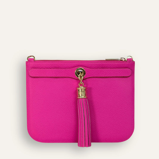 Preloved Ivy Clutch | Pink Kiss with Silver hardware