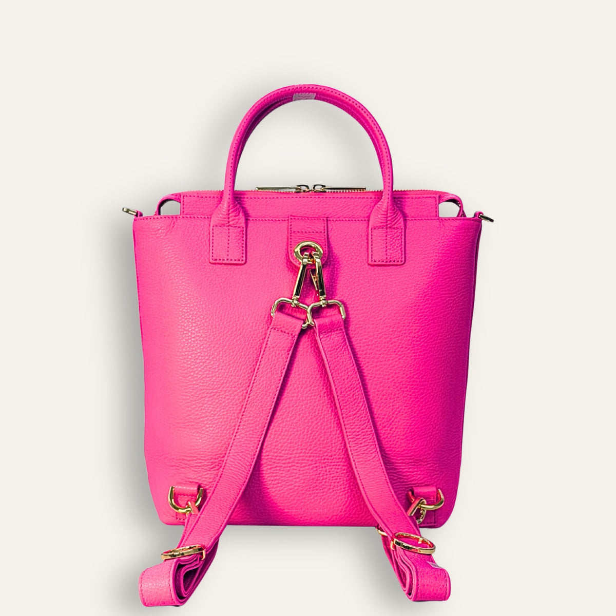 Preloved Poppy Mini Backpack | Pink Kiss with Gold hardware