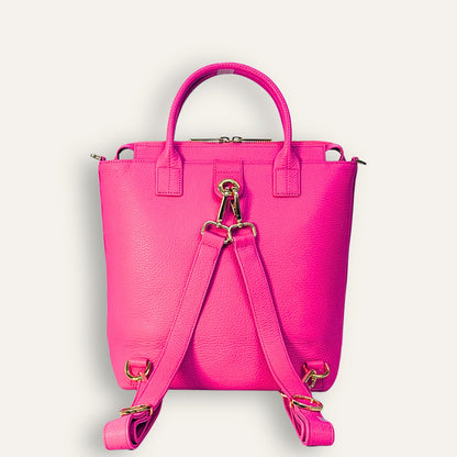 Preloved Poppy Mini Backpack | Pink Kiss with Gold hardware