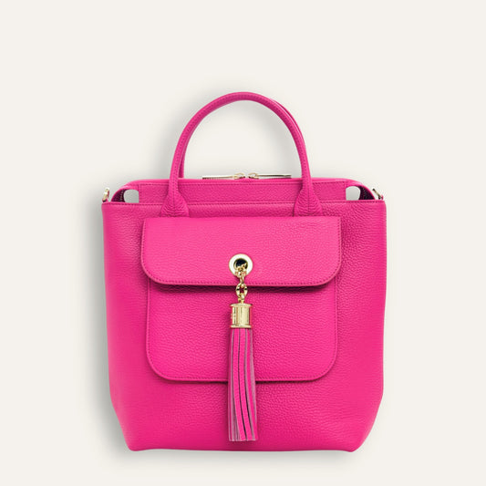 Preloved Poppy Mini Backpack | Pink Kiss with Gold hardware